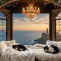 Jazz Castle Ambience: Whispers Over Velvet Stone