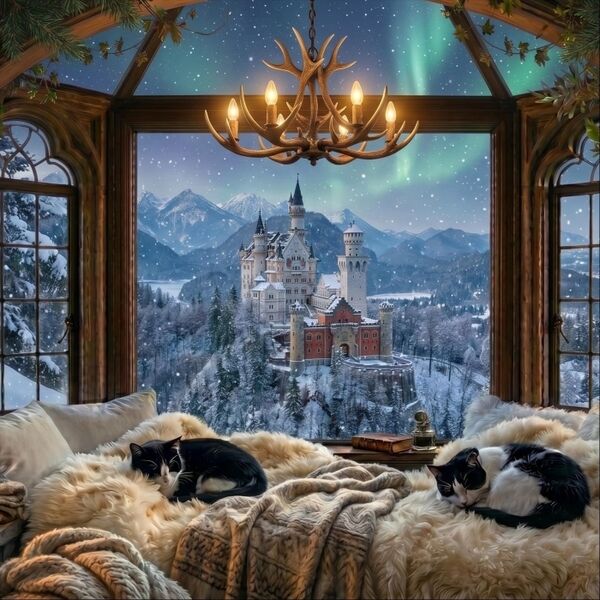 Cover art for Jazz Castle Ambience: A Royal Christmas Reverie